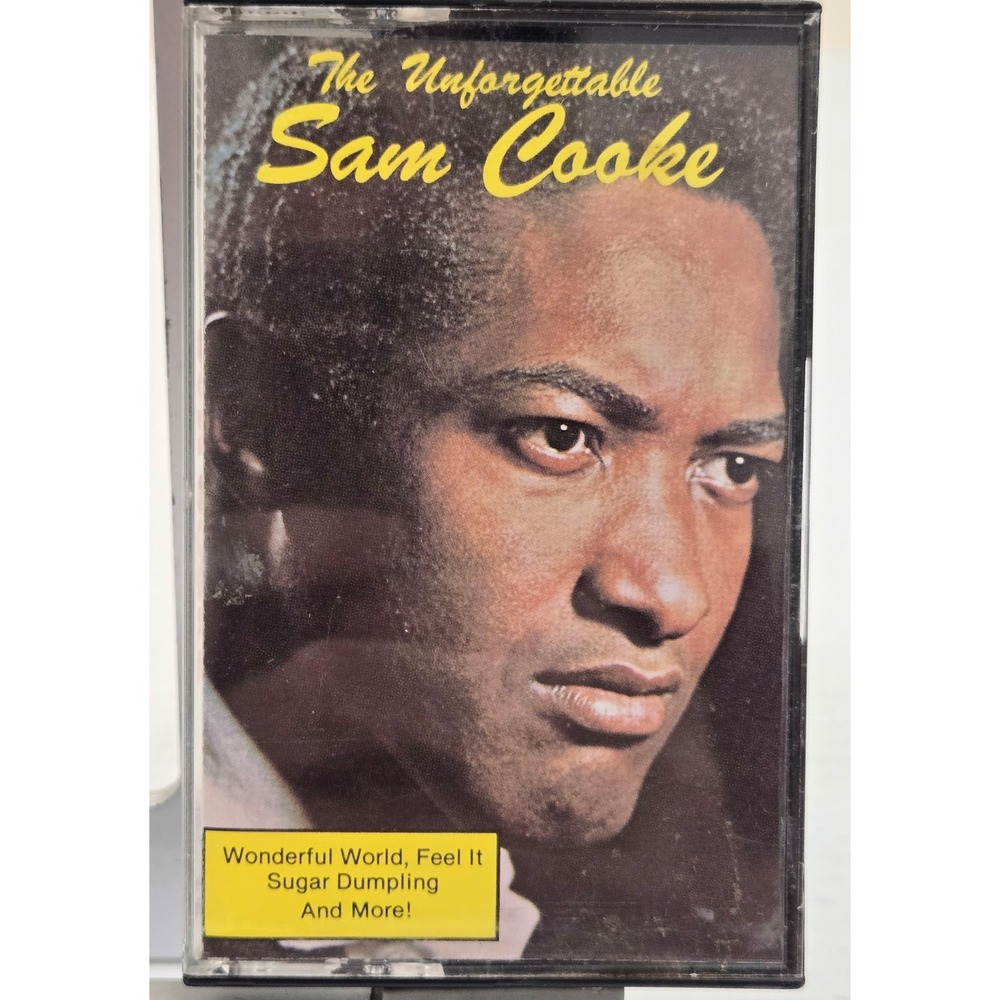 1985 Sam Cooke Cassette Tape The Unforgettable Wonderful‎ World Feel It RCA USA